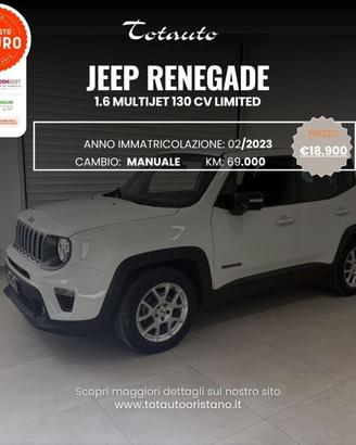 JEEP Renegade 1.6 Mjt 130 CV Limited