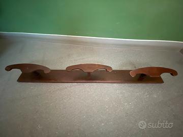 Appendiabiti da muro in legno vintage