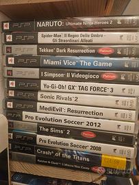 collezione giochi psp originali e perfetti
