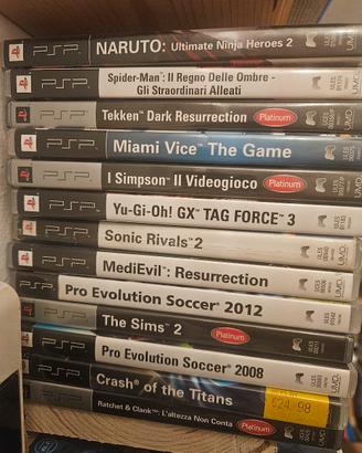 collezione giochi psp originali e perfetti