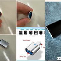 Adattatori Otg Iphone  usb-A lightning e Usb-C