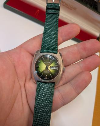 Sandoz Swiss Made Automatic Green Dial Vintage 70s