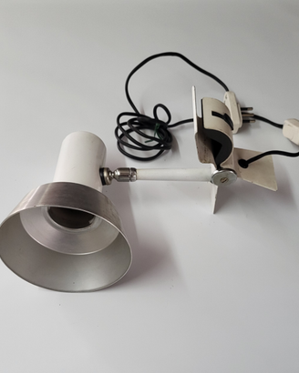 Lampada ufficio vintage anni 60 con gancio a moll