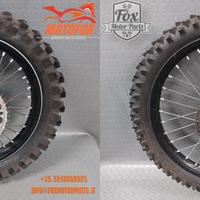 COPPIA RUOTE KAWASAKI KXF CERCHI 21-19 nere