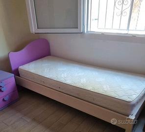 letto singolo bambina