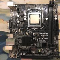 Scheda Madre ASrock H81M +CPU