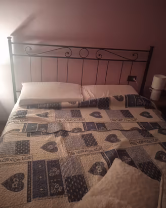 letto in ferro battuto 