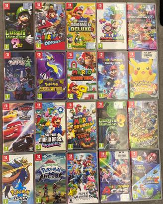NINTENDO SWITCH + 20 GIOCHI + ACCESSORI