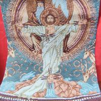 Arazzo stendardo di Cristo salvatore 