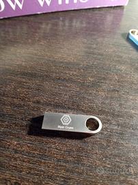 Portachiavi con chiavetta USB 30 gb in acciaio