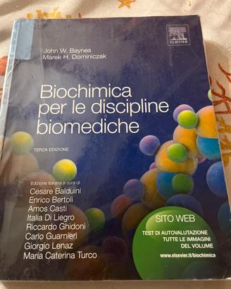 Biochimica per le discipline biomediche