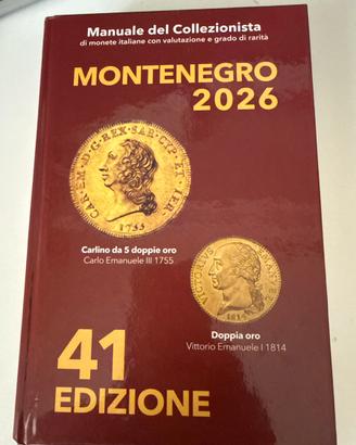 Catalogo monete italiane Montenegro 2026
