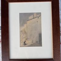 Coppia di pastelli a tema biblico-firmati a mano