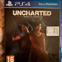 Uncharted l'eredità perduta PS4 come nuovo 