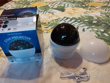 lampada rotante Star Projector  cielo stellato 