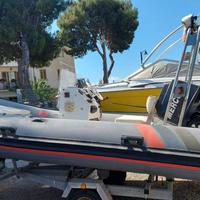 Gommone AdriaBoat 17 con fuoribordo Mercury 25