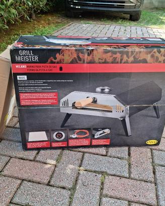 Forno Pizza a Gas Grill Meister Milano Basic + Pal