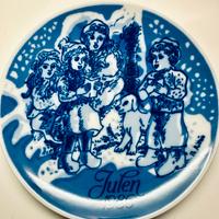 Piatto di Natale da collezione Porsgrund 1986