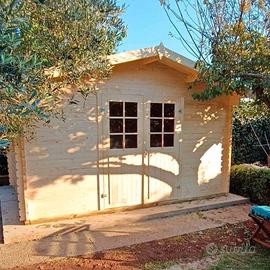 CASETTA DI LEGNO LORENZO 400x300x245h