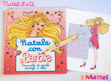 BARBIE Vintage 1980 manuale NATALE BARBIE Jollyna