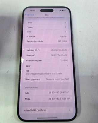 Iphone 15 Pro Max 256gb 