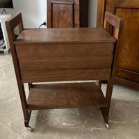 Mobiletto legno vintage tipo macchina da cucire