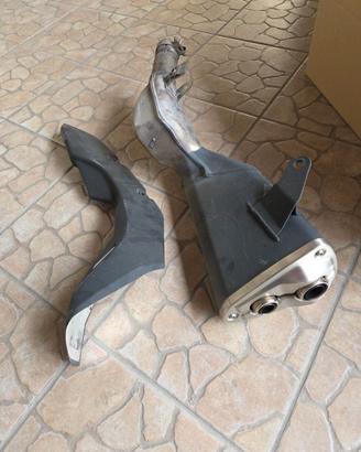Terminale di scarico originale Kawasaki Z800e 2013
