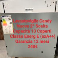 Lavastoviglie Candy  Nuova 2ª Scelta 