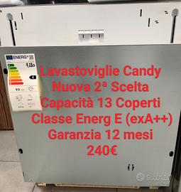 Lavastoviglie Candy  Nuova 2ª Scelta 