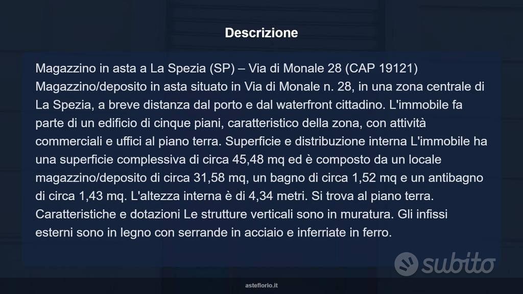 Immobile in asta di 45 m² a La Spezia - Vista 5