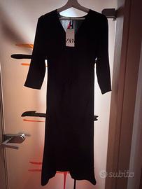 Vestito lungo nero Zara