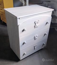 Cassettiera ERBESI con ruote e vasca bagnetto *20
