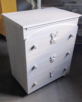 Cassettiera ERBESI con ruote e vasca bagnetto *20
