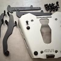 Piastra Giviin alluminio + staffe fissaggio