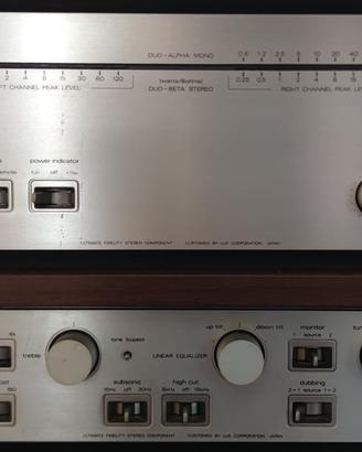 Amplificatore pre e finale Luxman M-120A e C-120A