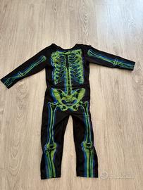 Vestito halloween scheletro bambino
