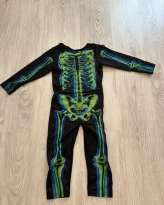 Vestito halloween scheletro bambino