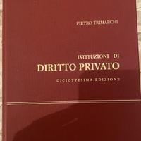 Libro “Istituzioni di Diritto Privato”