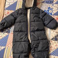 Tuta sci impermeabile bambino 9-12 mesi