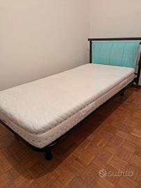 letto singolo doghe legno materasso dorelan