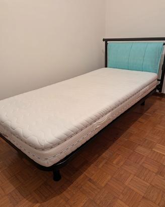 letto singolo doghe legno materasso dorelan