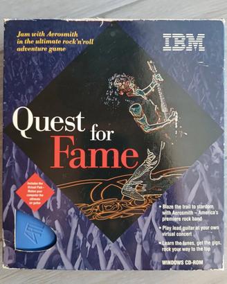 QUEST FOR FAME - Aerosmith IBM PC game
