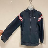 Felpa nera con cappuccio e zip  Air Jordan -M