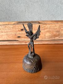 Statuetta Campanella vintage Garuda bronzo Bali