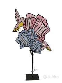 Lampada floreale 3 luci