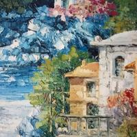 Quadro Di Viccaro "Sulla Costiera" firmato