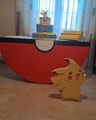 Set allestimento compleanno tema Pokemon