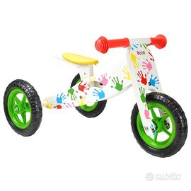 triciclo/bici senza pedali in legno