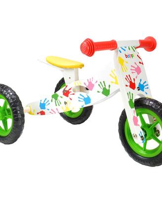 triciclo/bici senza pedali in legno