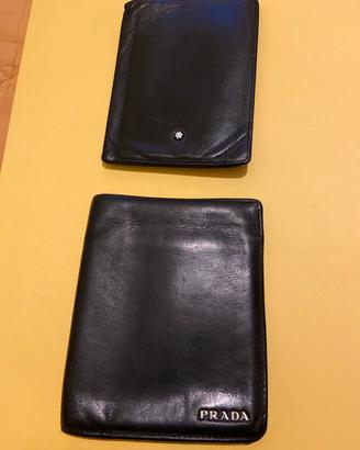 Portacarte prada montblanc